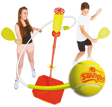 Load image into Gallery viewer, Swingball is sporty fun for all the family, this classic game has been re-invented so it is now able to be played on all surfaces.  Just fill the base and take to all your favourite places, festivals with friends, in the garden with family, even in the street with your neighbours.