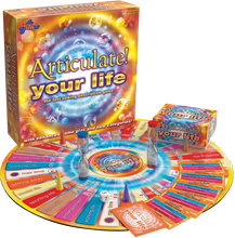 Load image into Gallery viewer, Articulate your life brought to you by Drummond Park, is the exciting, fast paced description game that takes all the fun of the classic Articulate! game and gives it a TWIST.  Articulate you life has new categories, new bonuses and a variable time limit.  Articulate your life will create laughter for all the family, all year round.