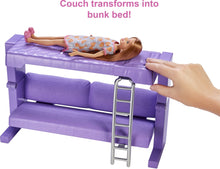 Load image into Gallery viewer, The Barbie Dreamhouse is quite literally every little girls dream! with 3 floors, 8 rooms, fully furnished, with 70 + accessories.  The Dreamhouse has an outdoor area, a rooftop pool with a slide, a working lift big enough for 4 Barbie's.