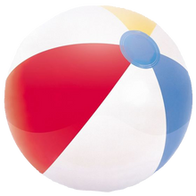 Load image into Gallery viewer, Beach Ball 24", great for fun days on the beach with the family, who doesn't love to play catch or volleyball on the beach? how about hitting the ball to each other on summer holidays? if mum and dad will allow the ball is light enough to be using indoors, just make sure you don't smash anything!  Much fun can be had in the garden with the grandparents too.
