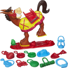 Load image into Gallery viewer, Look out, this is one moody mule!  Buckaroo will have all the family on the edge of their seats waiting for the angry mule to buck.  Be careful, he's ready to buck at any moment! Stack his saddle high to kick up some fun!