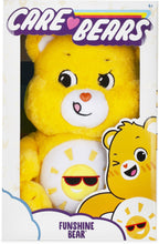 Load image into Gallery viewer, Playful Funshine Bear works hard to make sure that everyone is having a good time. His sense of humour makes him the life of any party and he really knows how to have fun. Each bear comes with a special care coin to collect & share! Each coin includes a way to share your care by showing others how much you care out loud! Say! Show it! Share it!