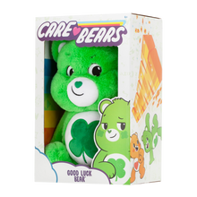 Load image into Gallery viewer, Good Luck Bear is loaded with Luck, and good things follow him wherever he goes.  You might say he leads a charmed life! Each bear comes with a special care coin to collect & share! Each coin includes a way to share your care by showing others how much you care out loud! Say! Show it! Share it!