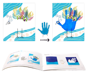 Children’s Finger Paint Kit (Blue) Ideal for boys or girls, this wonderful set will get imaginations running wild and creative juices flowing, your little artist can create some artwork that will be kept forever, so get your fridge doors ready!