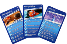 Load image into Gallery viewer, Top Trumps with a twist, this Disney Edition quiz game features all your favourite movies such as, Little Mermaid, Toy Story, Lion King, Snow White and many more.
