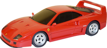 Load image into Gallery viewer, What boy/man does not like a remote control car? and what better than just a remote control car? a Red Ferrari Remote Control Car! scale model of the actual car, boys will have the best time racing this awesome sports car, can be used indoors or outdoors.  The remote control is also the iconic Red with the yellow Ferrari Logo and Prancing Horse design.  The boys will love showing this fancy car off to their mates! Ferrari image