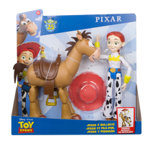 Load image into Gallery viewer, Jessie & Bullseye come to life! Boys and Girls will love to pretend that these lovable characters are alive as they reenact scenes from Toy Story,  Jessie & Bullseye are best pals and your little one can take them on adventures where ever they go.