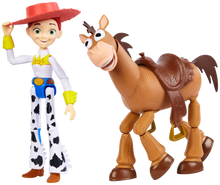 Load image into Gallery viewer, Jessie & Bullseye come to life! Boys and Girls will love to pretend that these lovable characters are alive as they reenact scenes from Toy Story,  Jessie & Bullseye are best pals and your little one can take them on adventures where ever they go.
