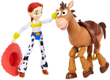 Load image into Gallery viewer, Jessie & Bullseye come to life! Boys and Girls will love to pretend that these lovable characters are alive as they reenact scenes from Toy Story,  Jessie & Bullseye are best pals and your little one can take them on adventures where ever they go.