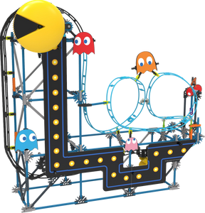 K'nex Pac-Man Roller Coaster