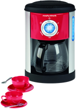 Load image into Gallery viewer, Anyone for coffee? Lets pretend with this miniature realistic version of the Morphy Richards coffee maker.  Kids love to copy their mummy and daddy, they will be just like the grown ups making an Americana with this fantastic kitchen accessory.  Your little one will have great fun making coffee in the kitchen with you and serving for friends and family to enjoy.  So realistic it's just like the real thing.