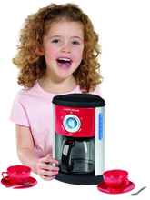 Load image into Gallery viewer, Anyone for coffee? Lets pretend with this miniature realistic version of the Morphy Richards coffee maker.  Kids love to copy their mummy and daddy, they will be just like the grown ups making an Americana with this fantastic kitchen accessory.  Your little one will have great fun making coffee in the kitchen with you and serving for friends and family to enjoy.  So realistic it's just like the real thing.