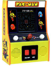 Load image into Gallery viewer, Navigate Pac-Man around the maze, eating dots & avoiding ghosts! This classic arcade game is fantastic for retro gaming fanatics, it's just like the arcade game from the 80s but miniature!