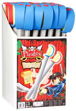 Load image into Gallery viewer, The Pirate Foam Sword is ideal for imaginative play. The soft foam makes the sword ideal for younger children. This foam sword either comes with a red or blue handle, colour will be picked at random.