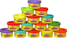 Load image into Gallery viewer, Share the fun with this 15 tub play-doh party bag, great for party favours and school gifts, years 2 and upwards can have hours of modelling fun!