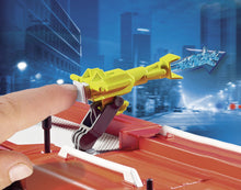 Load image into Gallery viewer, The Playmobil 9464 City Action Fire Engine is ready for any emergency call.  The vehicle features lights and siren sounds for realistic play as well as a removable roof for easier access to the interior.