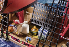 Load image into Gallery viewer, The Playmobil Pirates Ship is the ideal gift for any sailors out there!  Your child will have fun pretending to be a pirate and sailing the seven seas on this fantastic pirate ship!  They can fire canons and make the characters walk the plank!