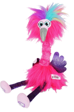 Load image into Gallery viewer, Flossi the Flamingo is the fantastically Sassi Flamingo that your little one will love to dance and sing with.  She dances and swirls when you press one of her feet.  Press and hold the other foot to talk to her, it will record your voice and she will talk back, so much fun for the whole family, your little one will be laughing their head off when they get to Floss with Flossi.