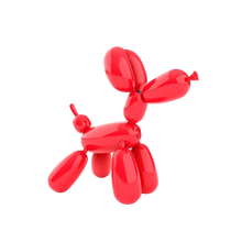 Load image into Gallery viewer, Humpty Dumpty is bursting with excitement about Squeakee the Balloon Dog, with 60 + sounds and movements, Squeakee will make you pop with excitement, this interactive pup has many features including tickling his tummy to make him happy, pop me with my pin, pet my head and I sit and stand, feed me with my pump, not to mention that I pee and fart, you can train Squeakee with his very own squeakee toy, he even responds to your voice, red balloon dog