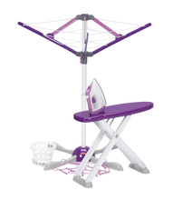 Load image into Gallery viewer, All kids want to do grown up thing and be exactly like mummy and daddy! With the wash day set they get to pretend they are doing the washing just like a grown up and put it out on the line to dry.  It's fun learning everyday tasks!