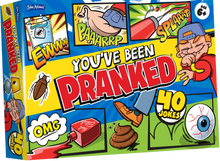 Load image into Gallery viewer, Kids love a practical joke, so parents beware! Your child may be about to leave a whoopee cushion on your chair.  You've been pranked is a collection of classic and new practical jokes, guaranteed to create fun, laughs, screams and horrified faces! Don't worry grown ups, this box contains no dangerous objects! With props for 15 great pranks, plus hints and tips to create another 25 classic jokes that you can perform anywhere using everyday household objects.