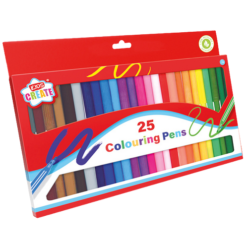 Is your child into arts & crafts? Then he/she will love this colouring pens pack, with 25 different colours to choose from, they will be able to create all different kinds of art work, from rainbows to master pieces, great for a rainy day
