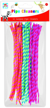 Load image into Gallery viewer, Is your child into arts &amp; crafts? Then he/she will love these pipe cleaners, imagine the artwork your little one will be able to create with these great pipe cleaners, great for use as a rainy day activity, they will enjoy bending and twisting these great pipe cleaners.  You little one can make all kinds of wonderful creations.
