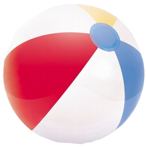 Beach Ball 24", great for fun days on the beach with the family, who doesn't love to play catch or volleyball on the beach? how about hitting the ball to each other on summer holidays? if mum and dad will allow the ball is light enough to be using indoors, just make sure you don't smash anything!  Much fun can be had in the garden with the grandparents too.