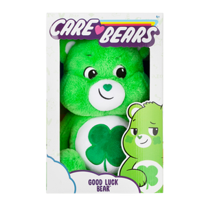 Good Luck Bear is loaded with Luck, and good things follow him wherever he goes.  You might say he leads a charmed life! Each bear comes with a special care coin to collect & share! Each coin includes a way to share your care by showing others how much you care out loud! Say! Show it! Share it!