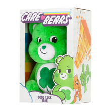 Load image into Gallery viewer, Good Luck Bear is loaded with Luck, and good things follow him wherever he goes.  You might say he leads a charmed life! Each bear comes with a special care coin to collect &amp; share! Each coin includes a way to share your care by showing others how much you care out loud! Say! Show it! Share it!
