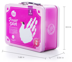 Children’s Finger Paint Kit (Pink) Ideal for boys or girls, this wonderful set will get imaginations running wild and creative juices flowing, your little artist can create some artwork that will be kept forever, so get your fridge doors ready!