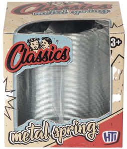 This classic metal spring (NOT a slinky®) will provide hours of fun for your little ones, grown ups will remember walking this metal spring down any stairs they can find and children of today will have just as much fun doing the same.  You can Stretch It, Flip It and Walk It!