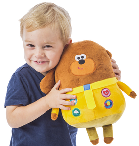 Hey Duggee Hug n Woof is the super fun interactive toy for your little one, press the badges to hear music and sounds, you child will be taking this cuddly toy everywhere with them.
