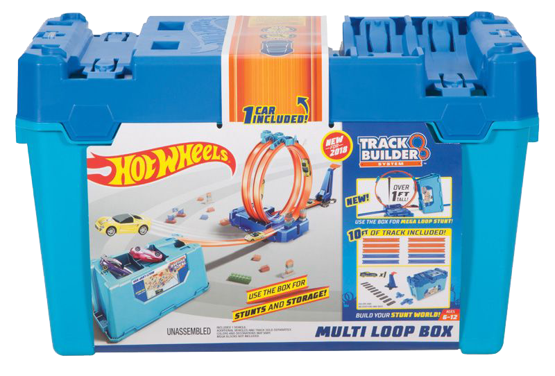 Pista hot wheels eccezionali track builder