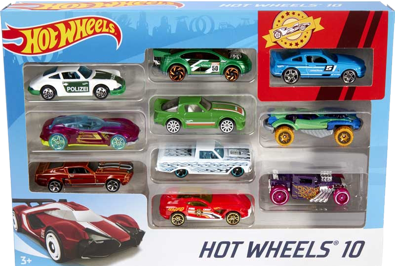 Hot Wheels Cars 10 Pack