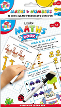 Load image into Gallery viewer, These fantastic wipe clean work sheets that come with a pen, are fantastic for aiding your child&#39;s learning, we have 3 to choose from, that help with spelling, times table and general maths &amp; numbers, each pack come with 20 sheets.  Each pack helps with different things
