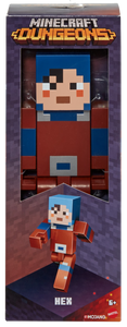 These large figures from the famous Pixelated video game Minecraft will be your childs favourite toy if they are obsessed with playing it! The Hex character is exactly as you would see it in the video game Minecraft.