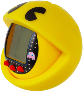 Tamagotchi - the Original Virtual Reality Pet in a Nano Pac-Man version. Feed it, play with it, check on its health. Raise your Tamagotchi from egg to adult and see which character you get - it all depends on how you take care of your pet. Includes two Pac-Man mini games. Includes a soft Pacman case for your tamagotchi.