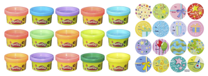 Share the fun with this 15 tub play-doh party bag, great for party favours and school gifts, years 2 and upwards can have hours of modelling fun!