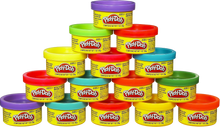 Load image into Gallery viewer, Share the fun with this 15 tub play-doh party bag, great for party favours and school gifts, years 2 and upwards can have hours of modelling fun!
