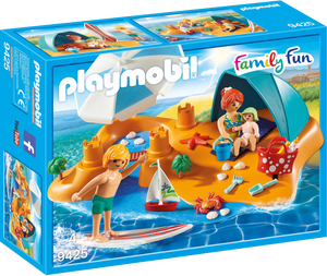 Playmobil Fun at the beach is great for boy and girls, your little one can pretend to be on a beach on a sunny day, playing in the sand and in the sea!
