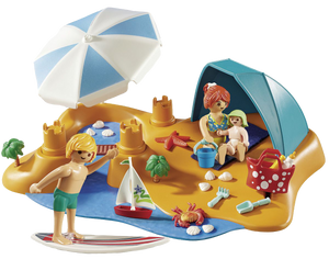 Playmobil Fun at the beach is great for boy and girls, your little one can pretend to be on a beach on a sunny day, playing in the sand and in the sea!