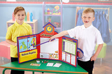 Load image into Gallery viewer, The Pretend &amp; Play school set makes learning fun for kids! they can switch things arund and be a teacher and help all of their cuddly toys and dolls to learn as they would at school!  Every child likes to play being a grown up, it&#39;s so much fun!  There is everything in this set to make them feel like they are a real school teacher.
