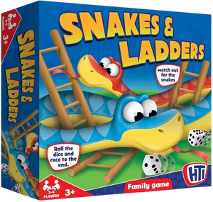 We all love the traditional family game of snakes and ladders, I don't know about you but I used to love playing this with my grandparents.  This is a great rainy day game for all the family to enjoy.  Your little one will love playing this simple game with their friends, to see who can get up the ladders without sliding down thew snakes.
