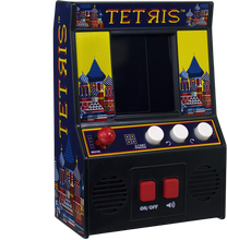 Load image into Gallery viewer, Everybody loves the classic game of Tetris, you can now play this fantastic arcade game in miniature, get ready to be addicted to dropping tetriminos into the slots, by rotating the different shapes.
